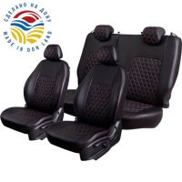 Чехлы Экокожа Турин Ромб на Lifan X60 2012-2018 г.в. Чехлы Экокожа Турин Ромб на Lifan X60 2012-2018 г.в.
