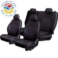 Чехлы Экокожа Турин Ромб на Lifan X60 2012-2018 г.в. Чехлы Экокожа Турин Ромб на Lifan X60 2012-2018 г.в.