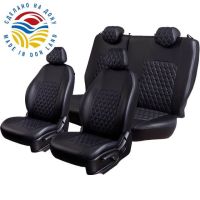 Чехлы Экокожа Турин Ромб на Lifan X60 2012-2018 г.в. Чехлы Экокожа Турин Ромб на Lifan X60 2012-2018 г.в.