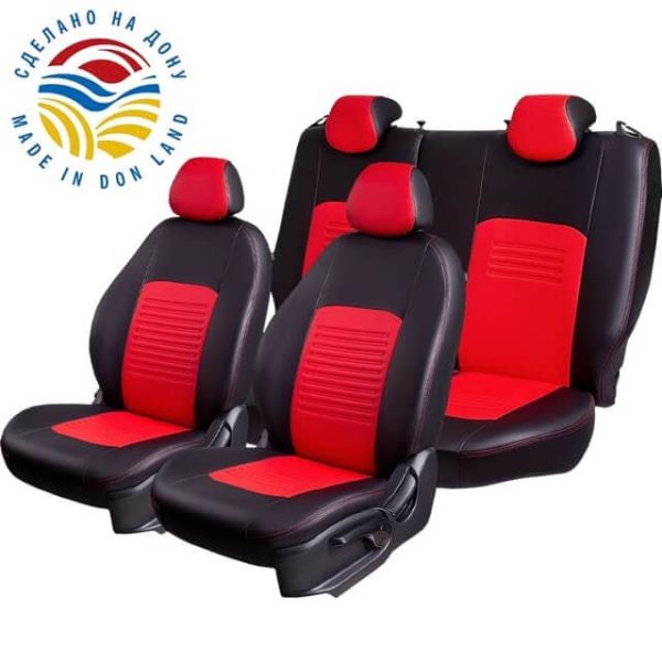 Чехлы Экокожа Турин Классик на Citroen C-Elysee 2013-2021 г.в.