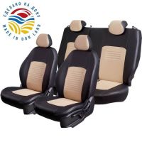 Чехлы Экокожа Турин Классик на Citroen C-Elysee 2013-2021 г.в.