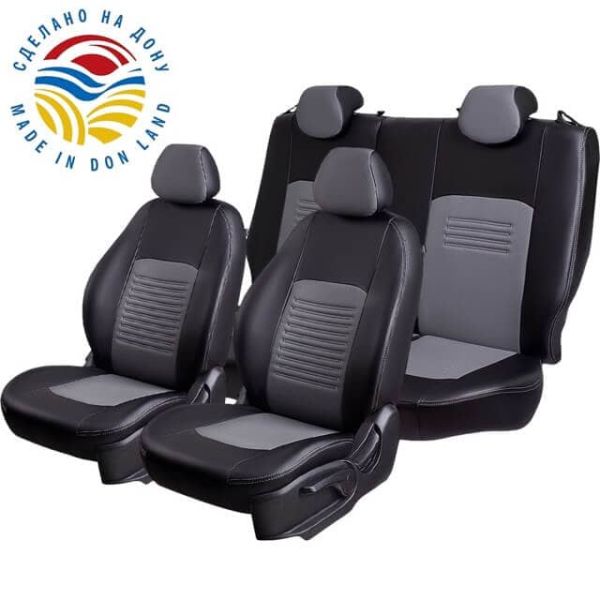 Чехлы Экокожа Турин Классик на Citroen C-Elysee 2013-2021 г.в.