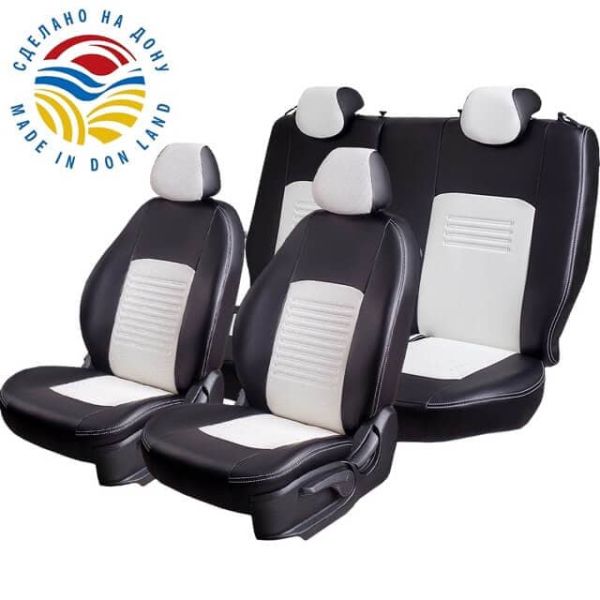 Чехлы Экокожа Турин Классик на Citroen C-Elysee 2013-2021 г.в.